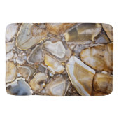 Gepolijste geologische stenen badmat (Voorkant)