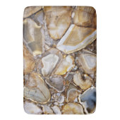 Gepolijste geologische stenen badmat (Voorkant Verticaal)