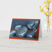 "Gepolijste stenen" Kaart (Gele Bloem)