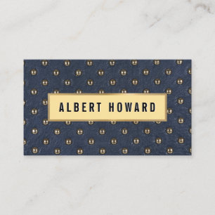 Gepolitiseerd leder visitekaartje