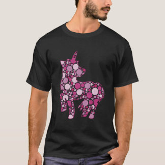 Gepolkte Eenhoorn Knuffel en Kleurrijke Eenhoorn  T-shirt