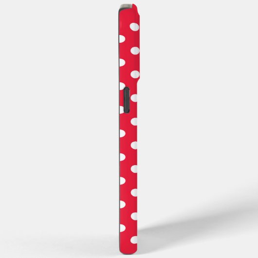 Gepolkte Rode Case-Mate iPhone Case (Achterkant / Rechts)