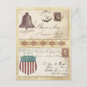 Gepomerkte Burgeroorlog Enveloppen met Liberty Bel Briefkaart (Voorkant)