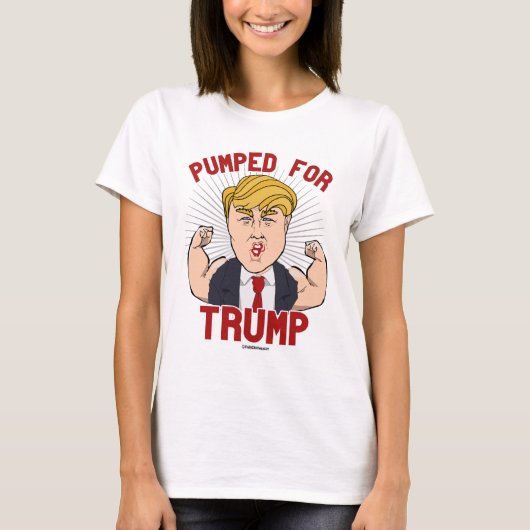 gepompt voor Trump T-shirt (Voorkant)