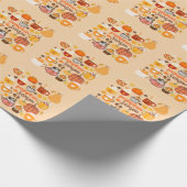 Gepompte Pompoenseizoen Cadeaupapier (Hoek)