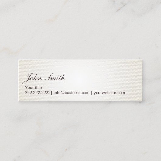 Gepooide papieren druiven Winery Mini Visitekaartj Mini Visitekaartje (Achterkant)