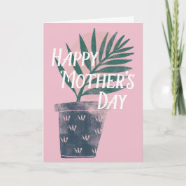 Gepoot Plant Happy Moederdag Kaart