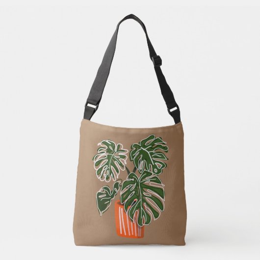Gepoot Plant Plant van het kruidlichaam Crossbody Tas (Voorkant)