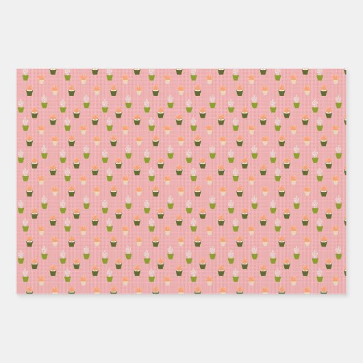 Gepootte Planten Papieren vellen verpakken (Voorkant 3)