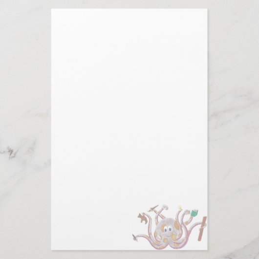 Gepotte inktappelbakkerij briefpapier (Voorkant)