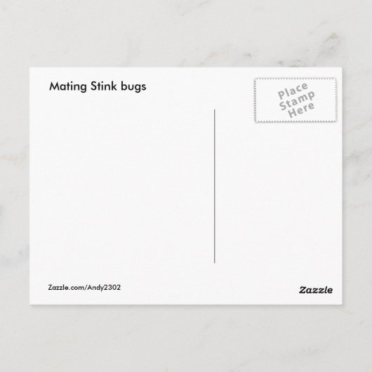 Gepotte inktbugs ~ briefkaart (Achterkant)