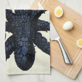 Gepotte octopus theedoek (Quarter Fold)