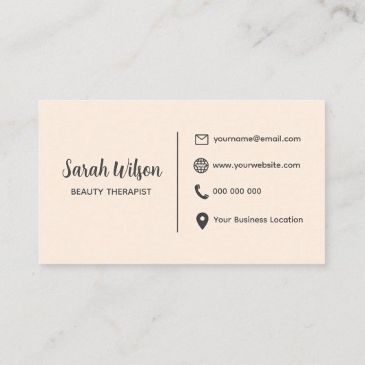 Gepotteerd Visitekaartje (Achterkant)