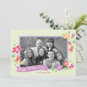 Gepotteerd Zwitsers Moederdag Wenskaart Kaart (Staand voorkant)