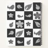 Gepotteerde bladeren notitieboek (Achterkant)