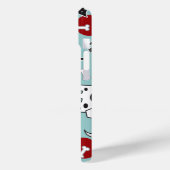 Gepotteerde cogieën en Botten met paardenblauw Case-Mate iPhone Case (Achterkant / Links)