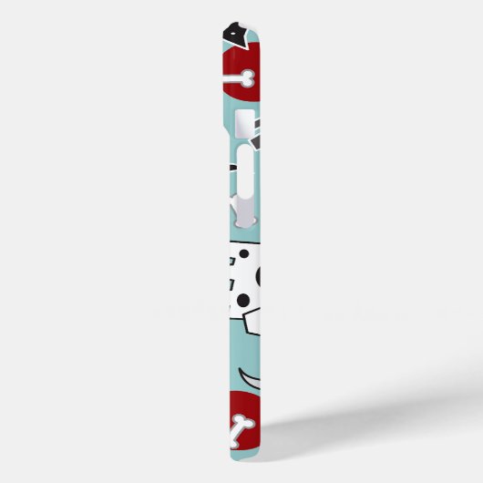 Gepotteerde cogieën en Botten met paardenblauw Case-Mate iPhone Case (Achterkant / Links)