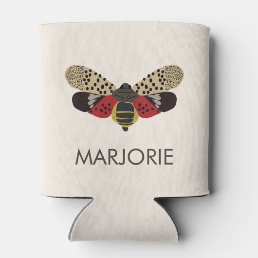 Gepotteerde Lanternfly Bug Blikjeskoeler (Achterkant)