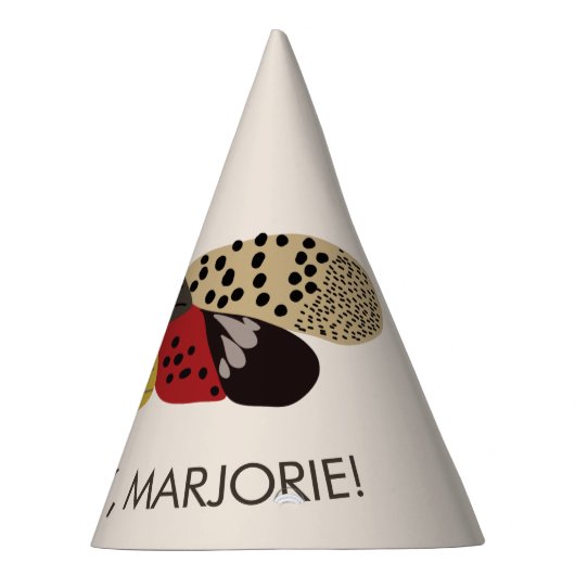 Gepotteerde Lanternfly Bug Feesthoedjes (Rechts)