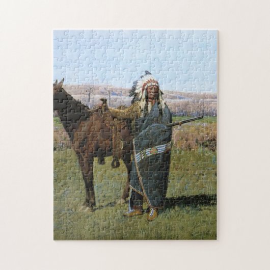 Gepotteerde staart van de Lakota Sioux Legpuzzel (Verticaal)