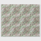 Gepotten, luipaard, tropisch, palm, bladeren, brui cadeaupapier (Vlak)