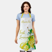 Geppersonaliseerd schort voor limonade (Gedragen)