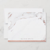 Geppersonaliseerde artikelen voor gematigd roos bedankkaart (Voorkant)