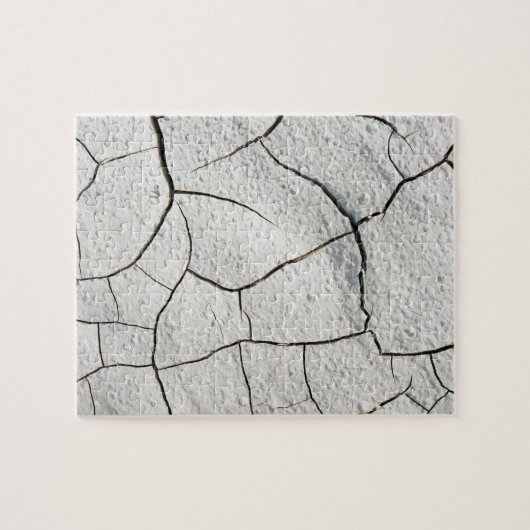 Geprackeerde aarde vuile woltextuur legpuzzel (Horizontaal)