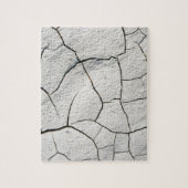 Geprackeerde aarde vuile woltextuur legpuzzel (Verticaal)