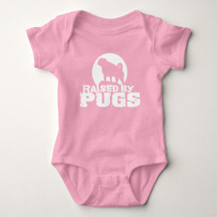 GEPRAISEERD door PUGS Baby Bodysuit