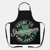 Gepredisponeerd aan kattenkwaad & onzin St. Patric Schort (Voorkant)