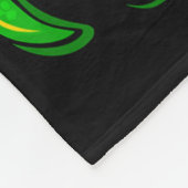 Gepredisponeerd voor streken en onzin Funny St Pat Fleece Deken (Hoek)