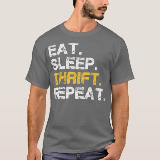 Geprift en Bargain Hunter T's Love Thrifting T-shirt (Voorkant)