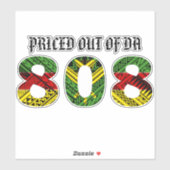 GEPRIJSD UIT DA 808 Kakau Kanaka Maoli Sticker (Vel)