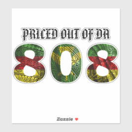 GEPRIJSD UIT DA 808 Tibal Kanaka Maoli Sticker