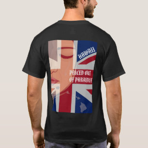 GEPRIJSD UIT HET PARADIJS HUILENDE WAHINE eilanden T-shirt