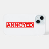 Geprikkelde Stempel iPhone 15 Case (Achterkant horizontaal)