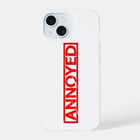Geprikkelde Stempel iPhone 15 Case (Achterkant)