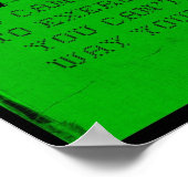 Gepript voor Fitness citeert Collage Poster (Hoek)