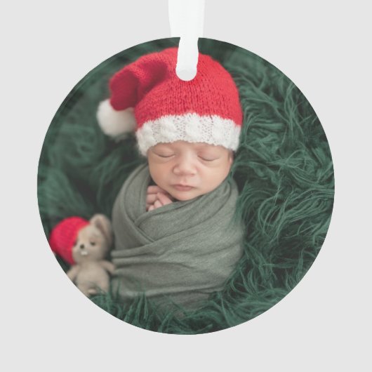 Gepritiseerd bij grootouders | Vastgesteld jaar Ornament (achterkant)