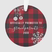 Gepritiseerd bij grootouders | Vastgesteld jaar Ornament (voorkant)