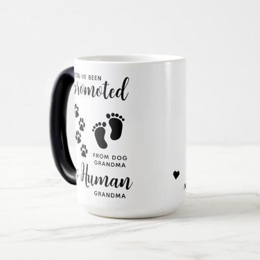 Gepritiseerd naar grootmaands persoonlijke Hondenl Magische Mok (Voorkant links)