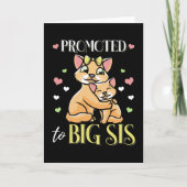 Gepritiseerd naar grote zuster Cute Big Sis Kaart (Voorkant)