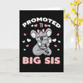 Gepritiseerd naar grote zuster Cute Big Sis Kaart (Gele Bloem)