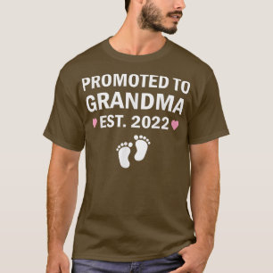 Gepritiseerd naar oma 2022 Funny Pregnancy Moeders T-shirt