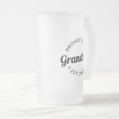 Gepritiseerd naar oma Est. 2022 I Matglas Bierpul (Voorkant rechts)