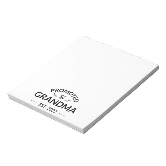 Gepritiseerd naar oma Est. 2022 II Notitieblok (Linkerzijde)