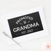 Gepritiseerd naar oma Est. 2023 II Rechthoekige Sticker (Envelop)