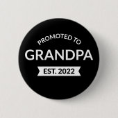 Gepritiseerd naar opa e.st. 2022 II Ronde Button 5,7 Cm (Voorkant)