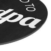 Gepritiseerd naar opa e.st. 2022 snijplank (Hoek)